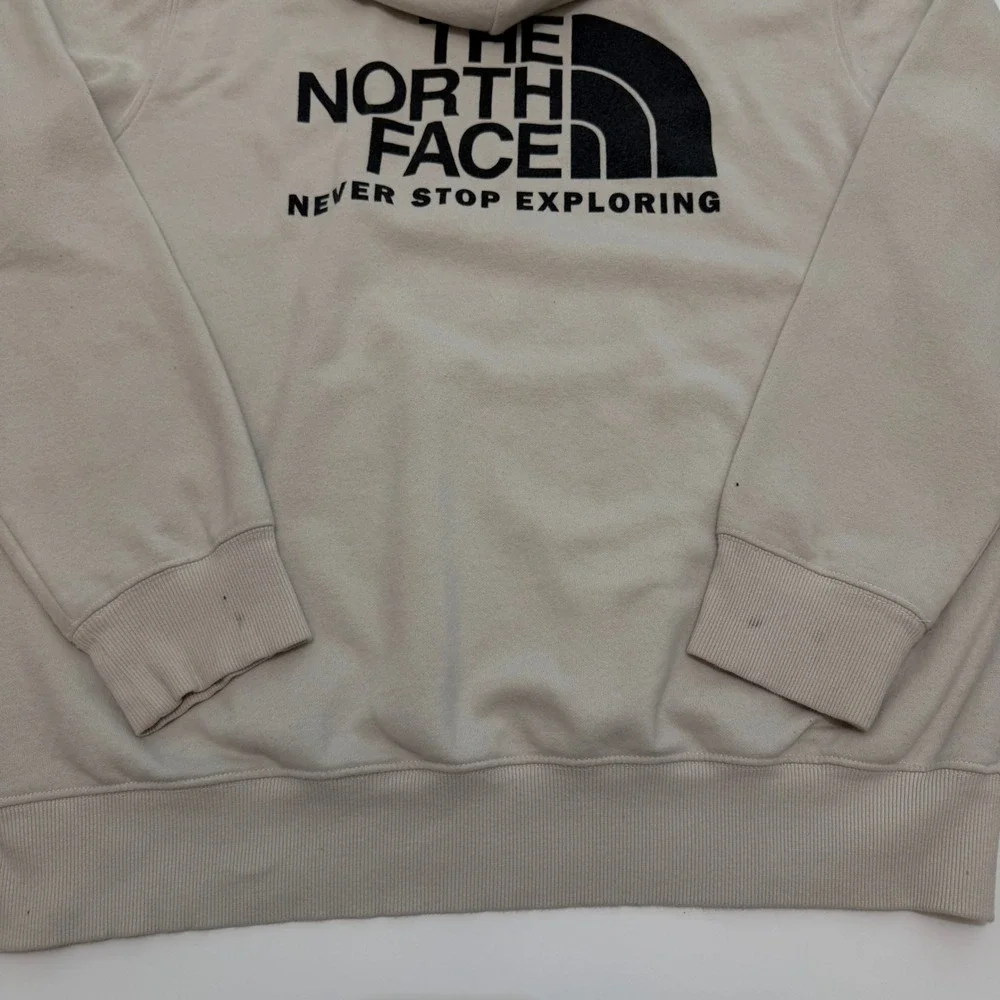 The North Face Half‎ Dome Tan Cotton Blend Pullover Hoodie Mens XL
